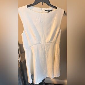 NWT Elegant White Sleeveless Dress 
French Connection 
Size 12